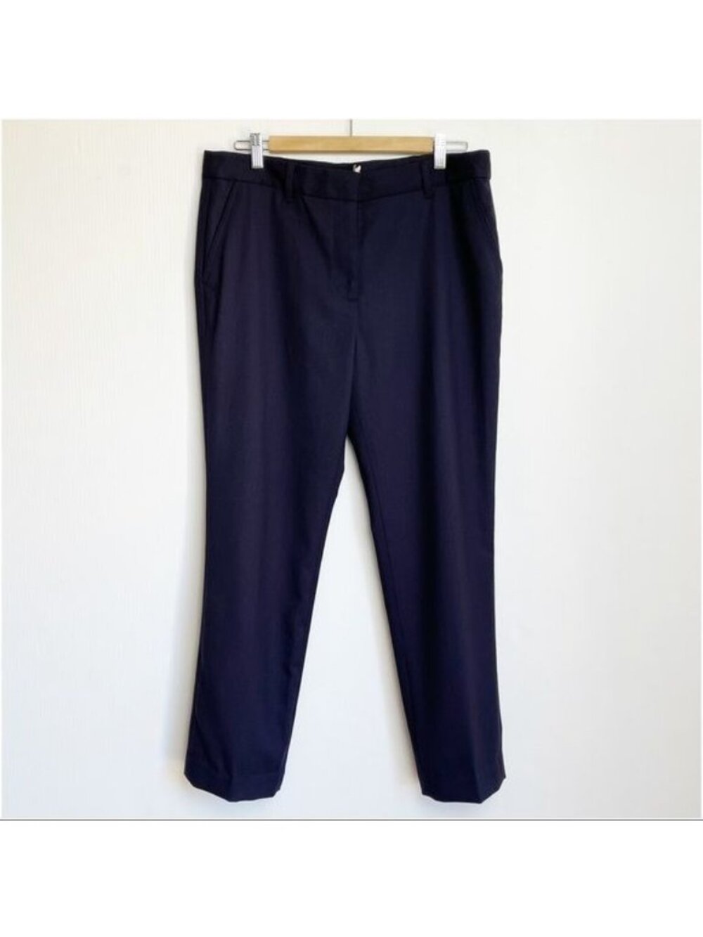 Tory Burch Navy Wool Career Trousers Dress Pants size 10